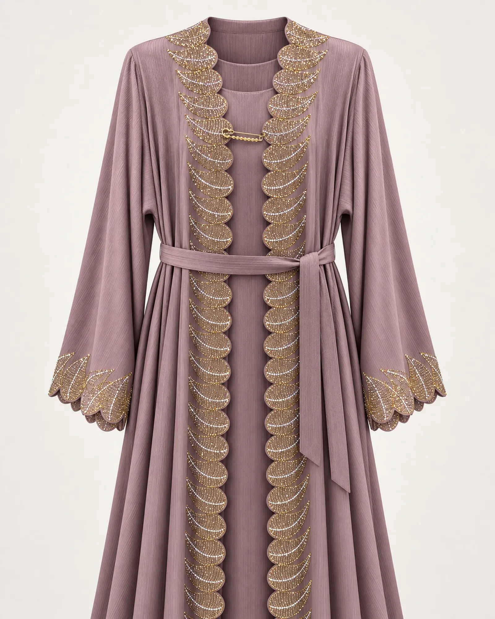 Amira Gold Leaf warna Mauve